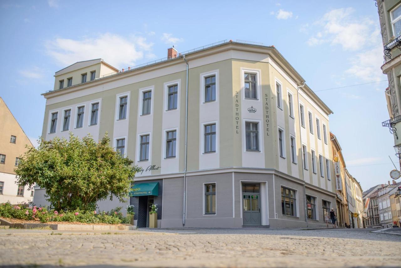 Stadthotel Koenig Albert Zittau Exterior foto